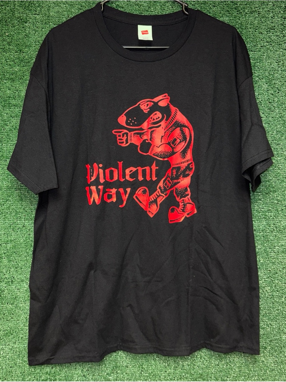 Violent Way Black Shirt XL Punk Hardcore Oi! Band Tees